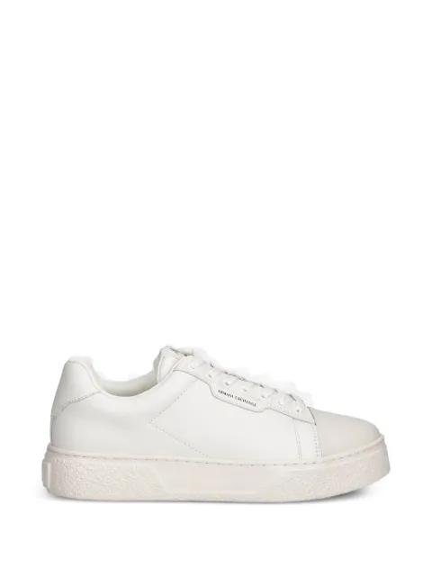 Armani Exchange low-top leather sneakers