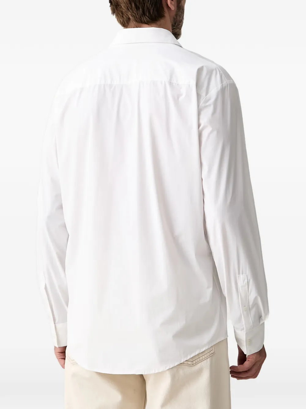 Armani Exchange Button-down overhemd Wit
