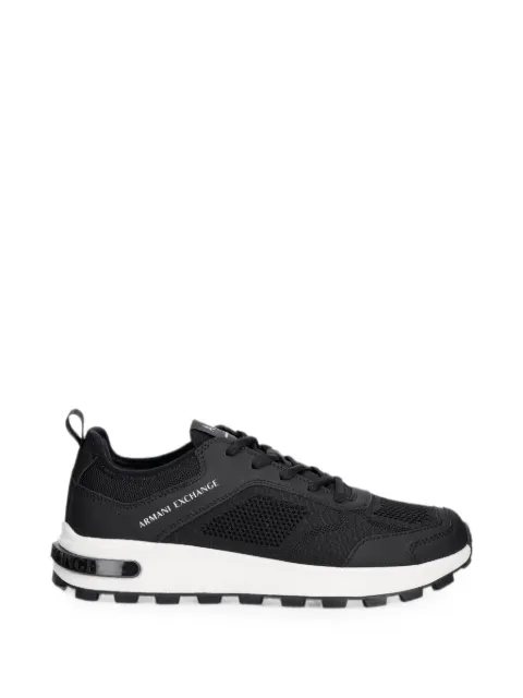 Armani Exchange logo-print mesh-panel sneakers