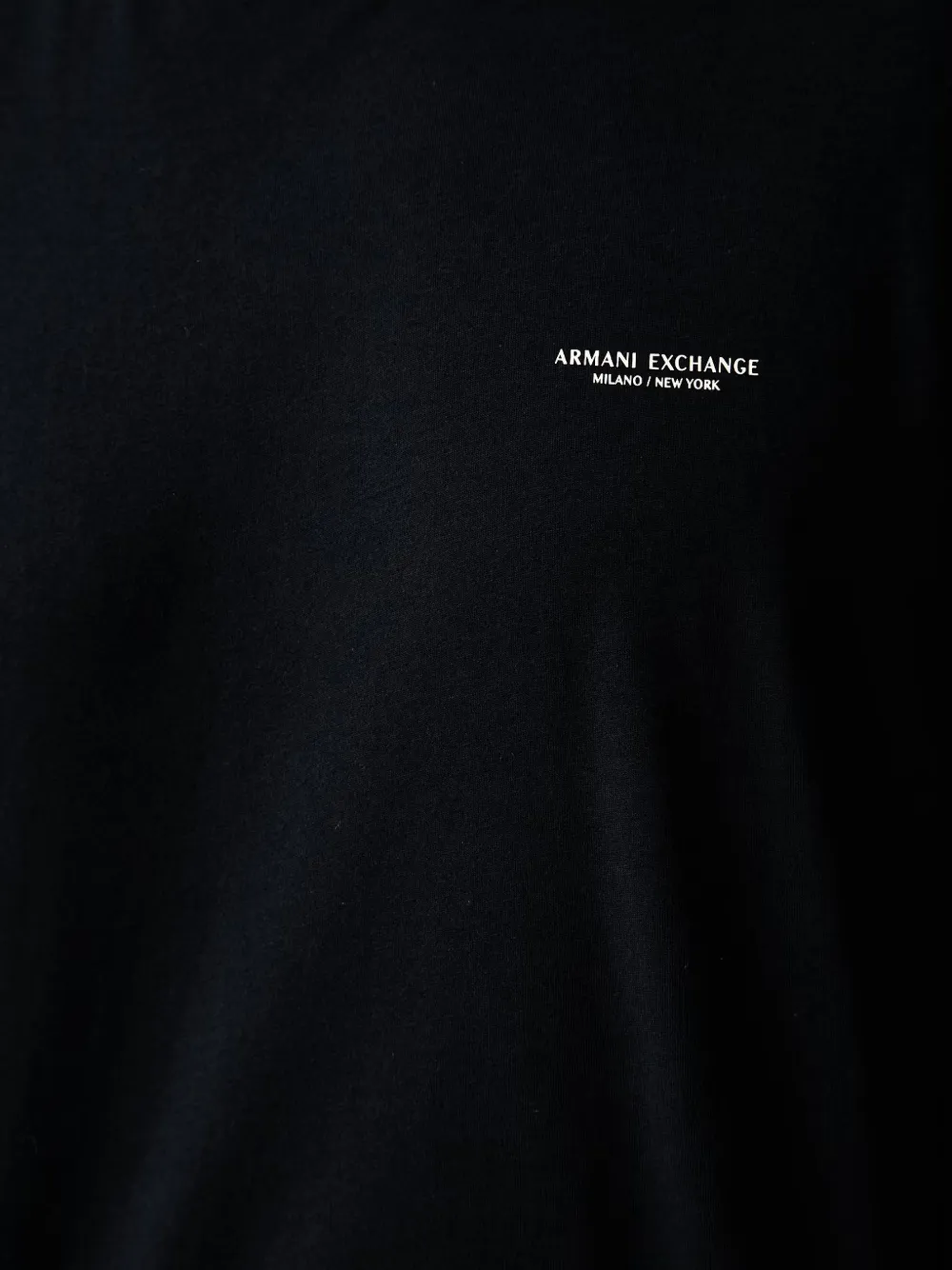 Armani Exchange T-shirt met logoprint Zwart