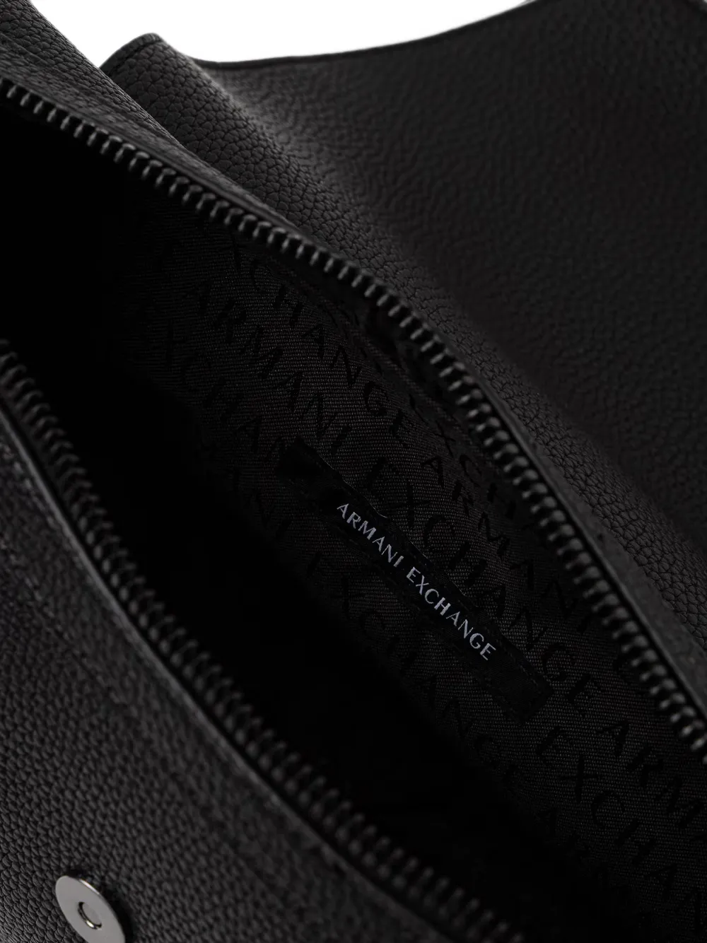 Armani Exchange Bewerkte heuptas met omslag Zwart