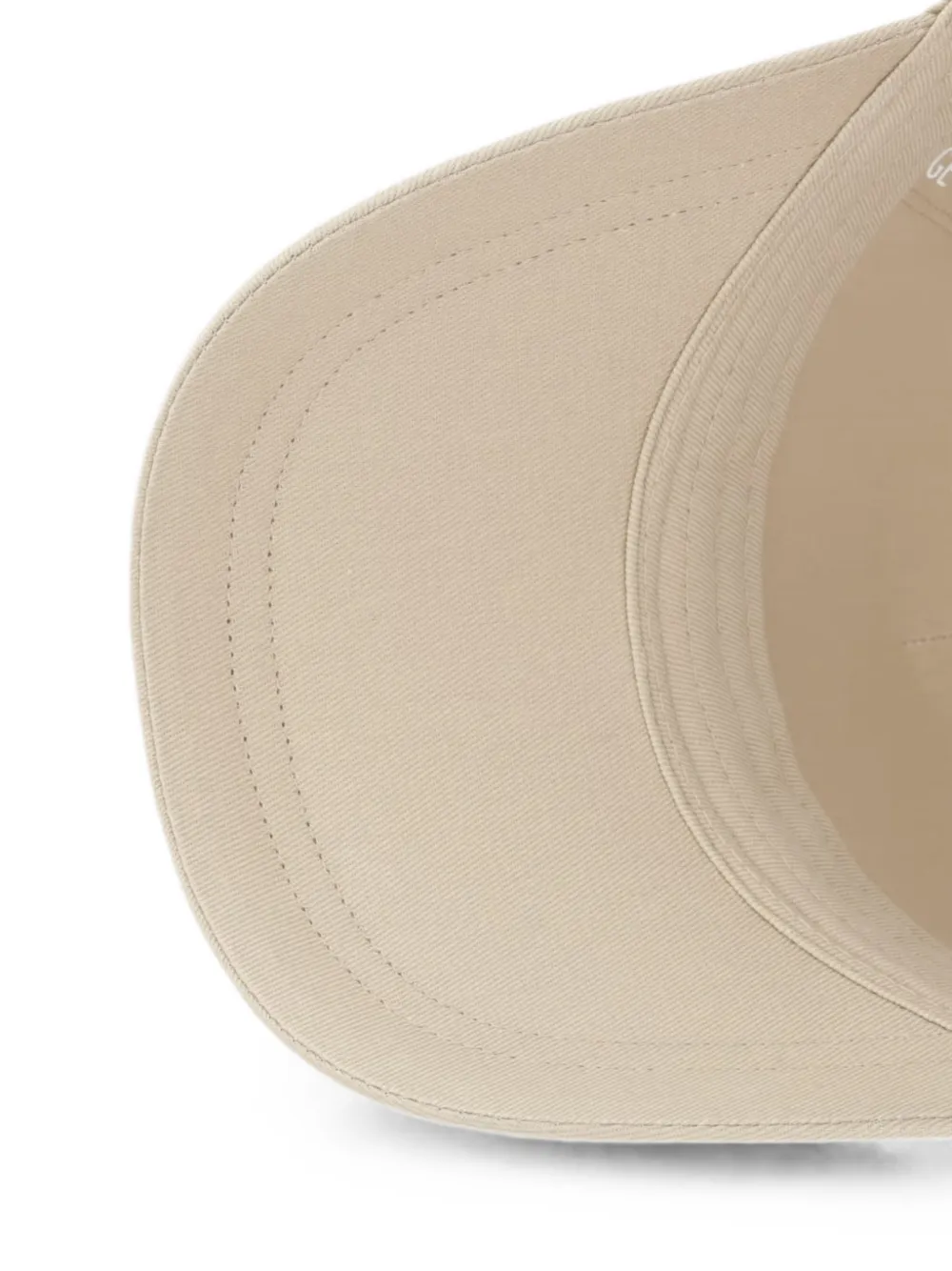 Armani Exchange Honkbalpet met logo van stras Beige