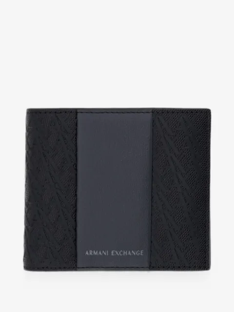 Armani Exchange monogram-pattern bifold wallet