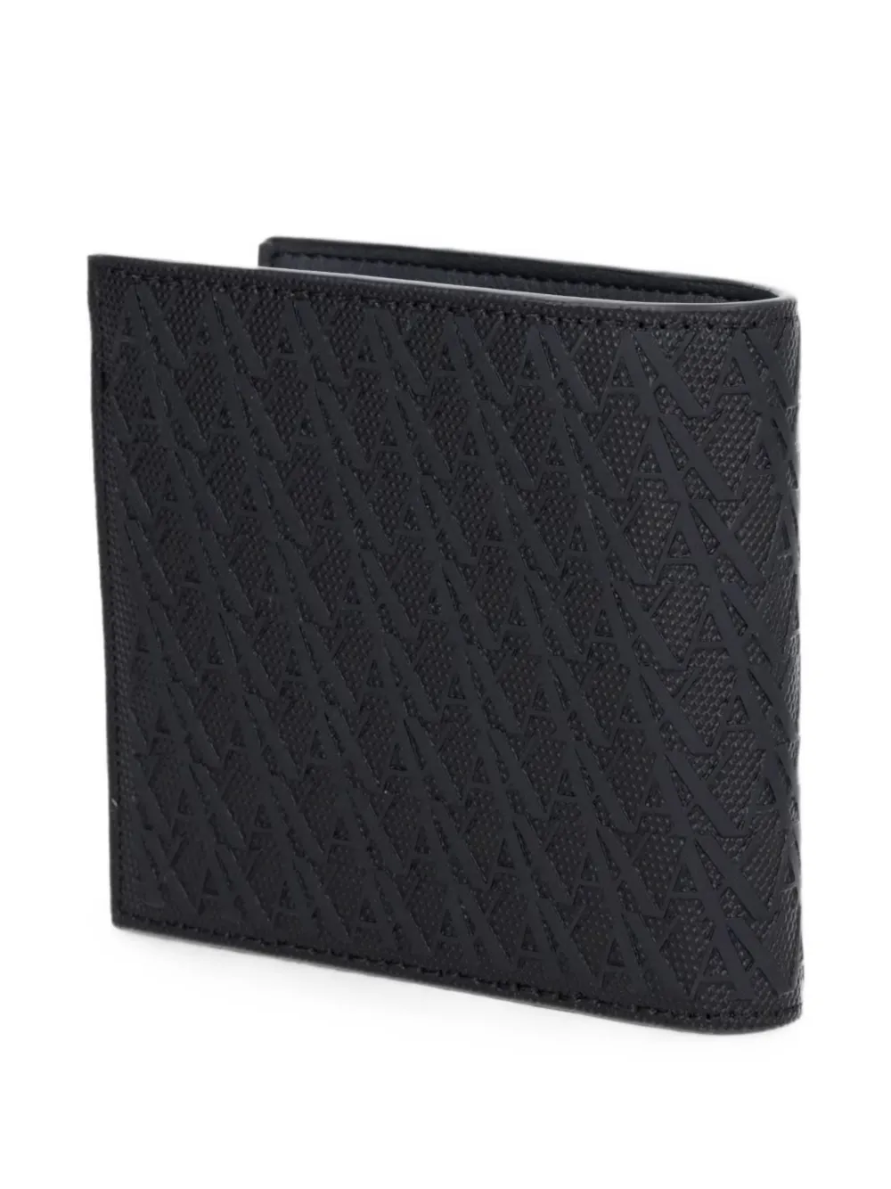 Armani Exchange Portemonnee met monogram-print Zwart