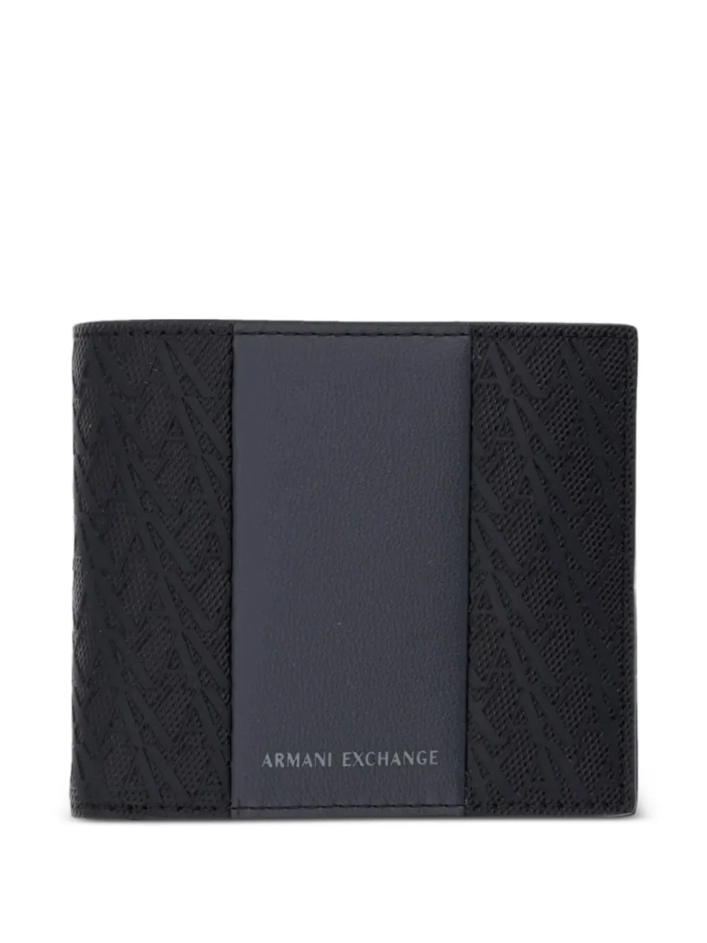 Armani Exchange logo-embossed bifold wallet - Nero