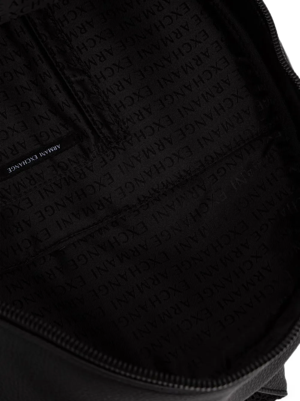 Armani Exchange Rugzak met logoplakkaat Zwart