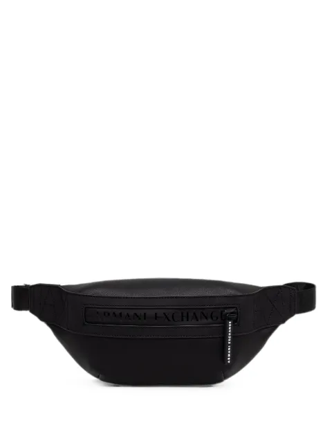 Armani Exchange logo-patch belt bag