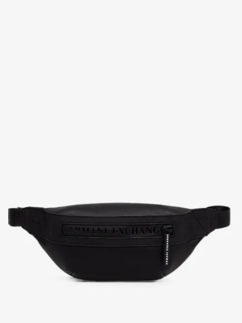 Armani Exchange cangurera con parche del logo