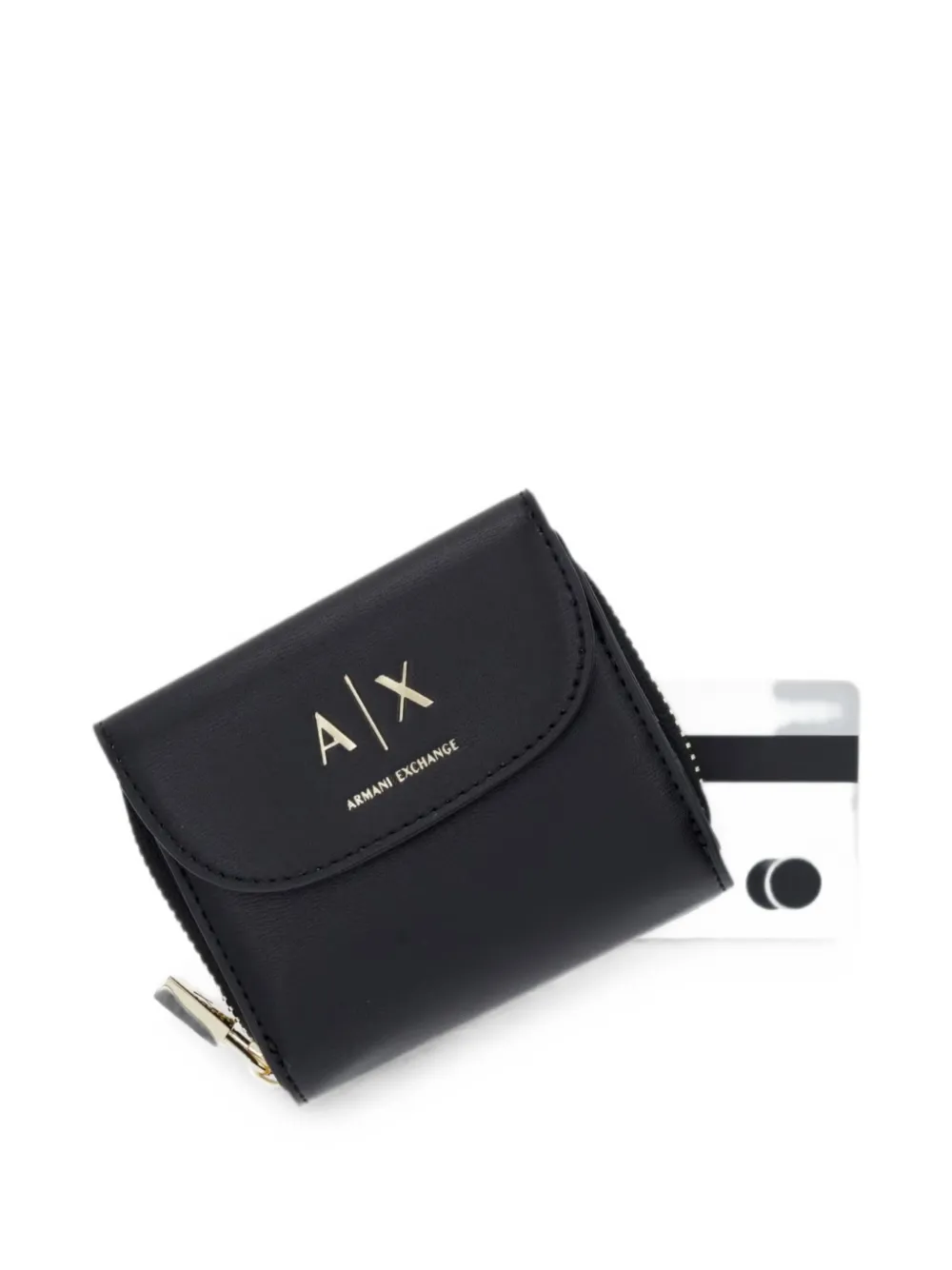 Armani Exchange Portemonnee met logoprint Zwart