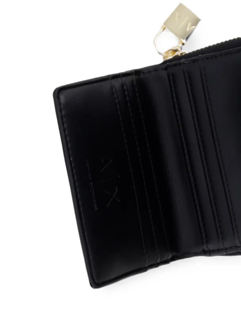 Armani Exchange Portemonnee met logoprint Zwart