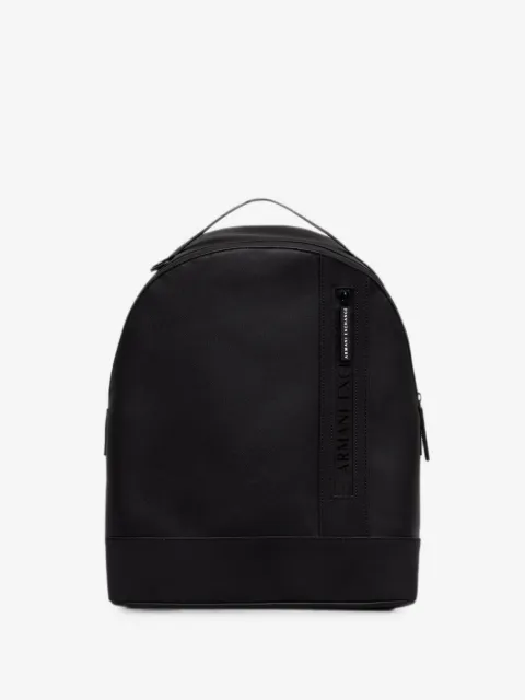 Armani Exchange logo-embossed zip-fastening backpack