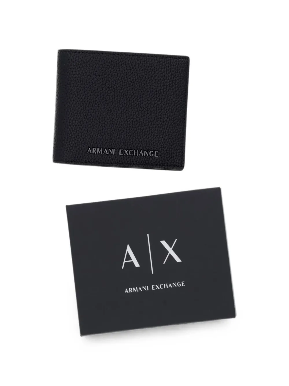 Armani Exchange Bewerkte portemonnee Zwart