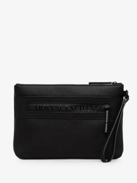 Armani Exchange logo-embossed belt bag