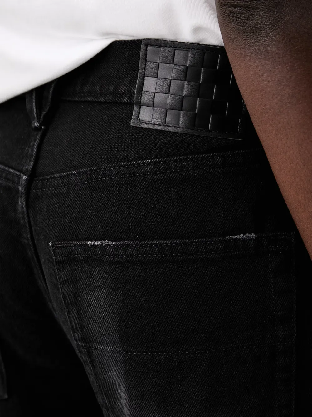 Vans Straight mid-waist broek Zwart