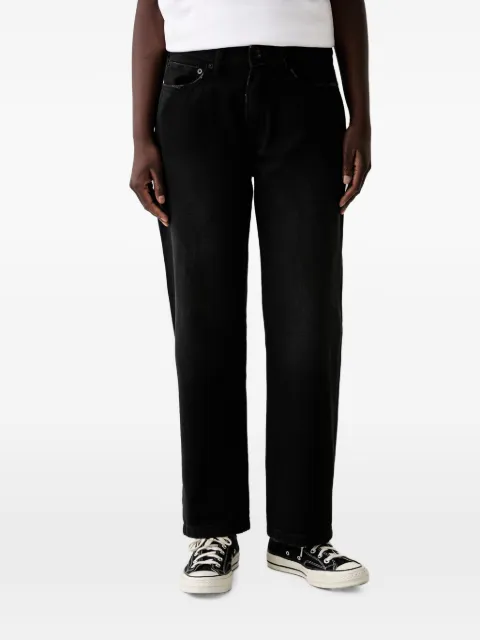 Vans straight-cut, mid-rise trousers check-5