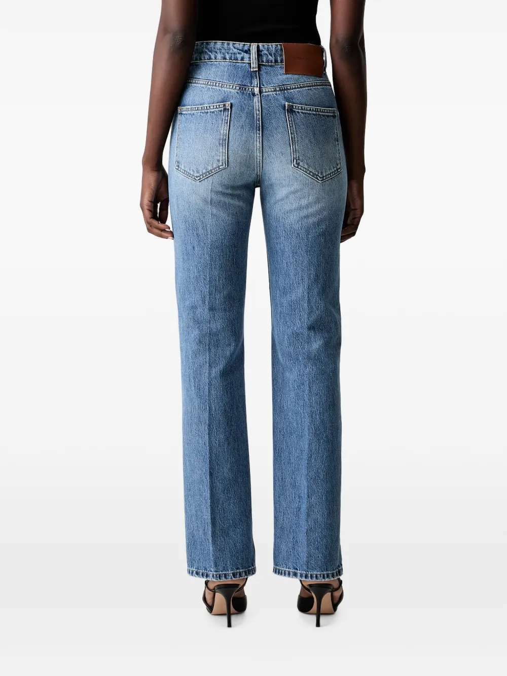 Victoria Beckham Straight jeans Blauw