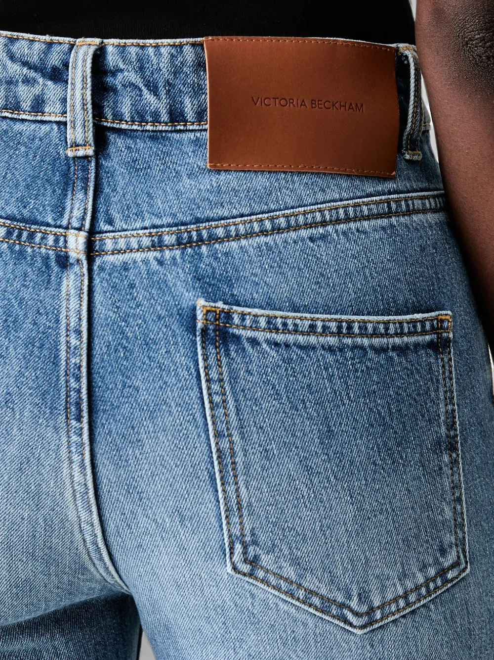 Victoria Beckham Straight jeans Blauw