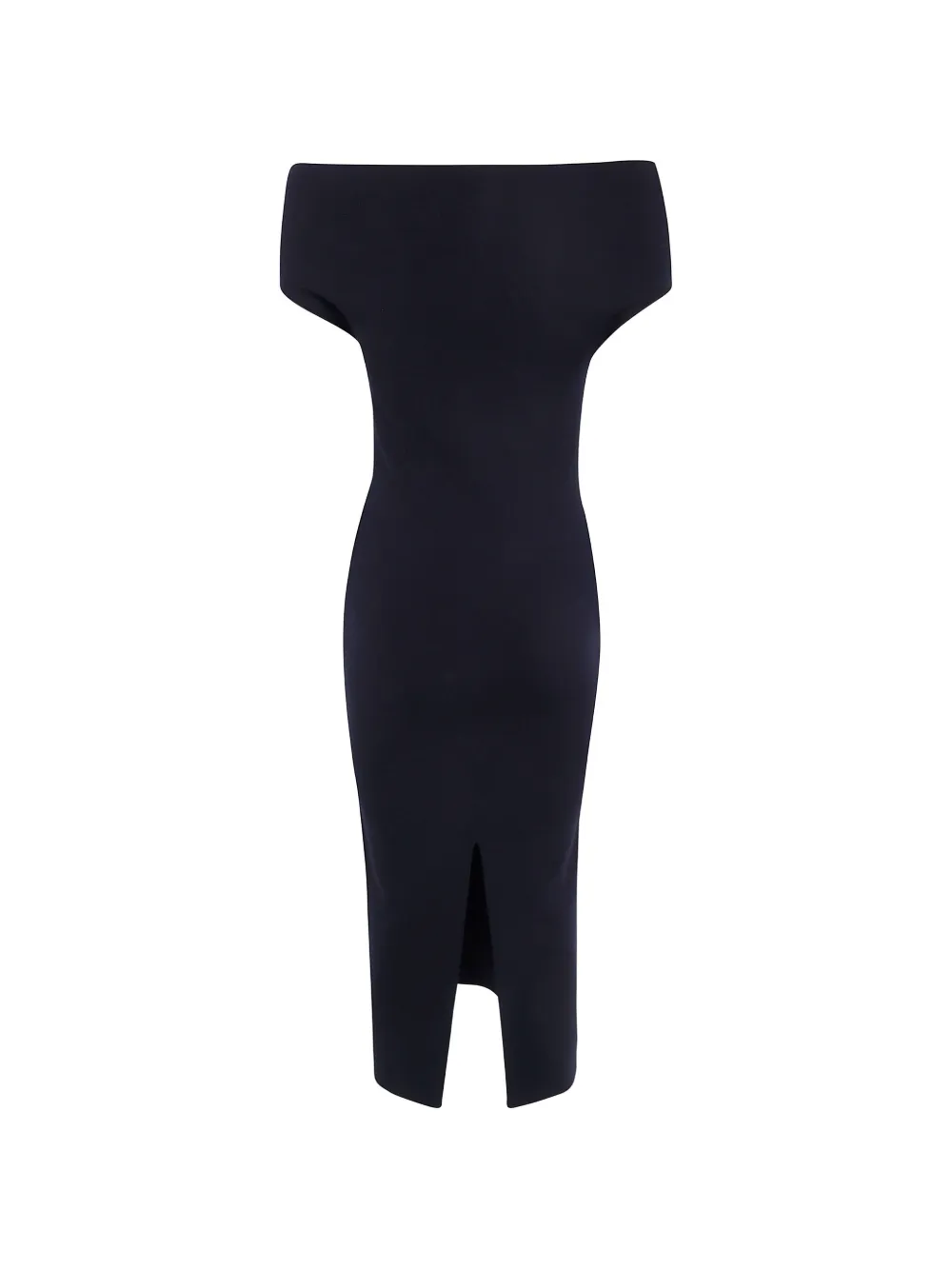 Alberta Ferretti Off-shoulder midi-jurk met uitgesneden details Zwart