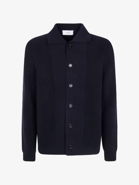 Lardini ribbed-knit cardigan