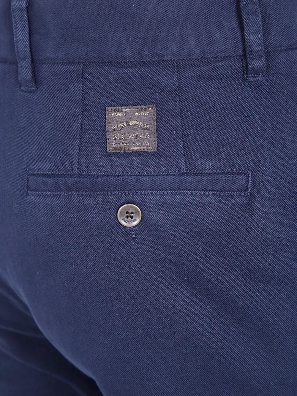 Incotex Katoenen chino Blauw