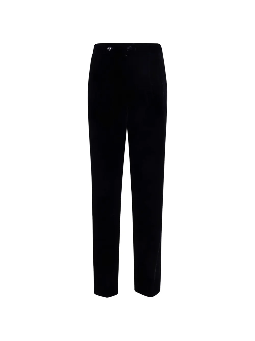 Giorgio Armani tailored-velvet trousers - Schwarz