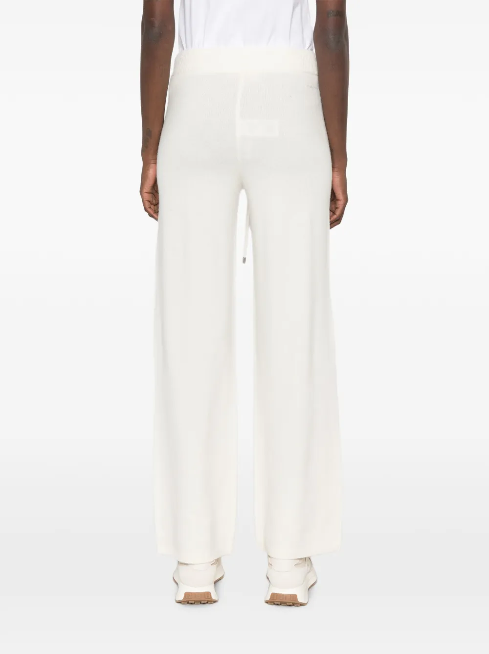 Ermanno Scervino Broek met trekkoordtaille Beige