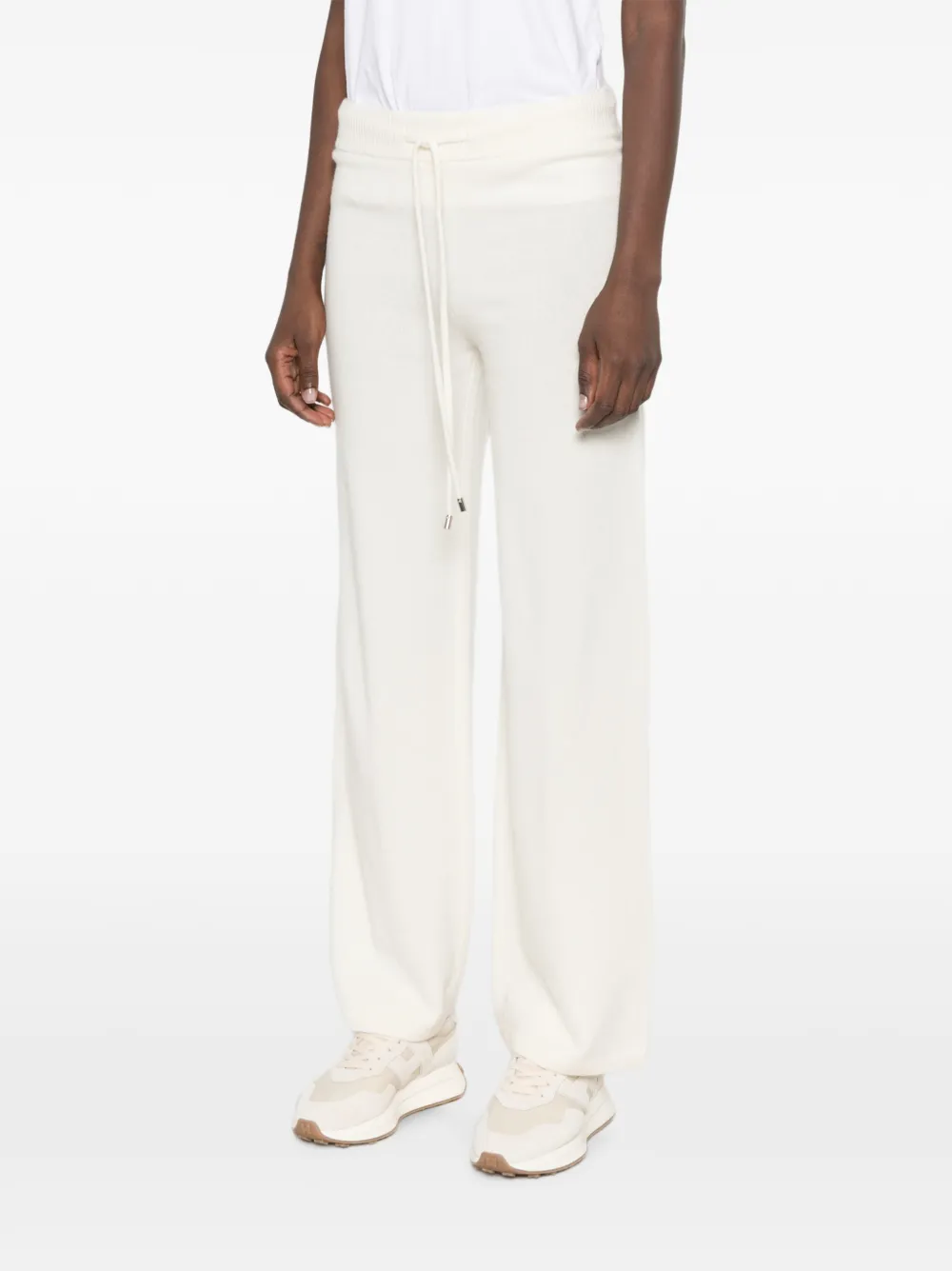 Ermanno Scervino Broek met trekkoordtaille Beige