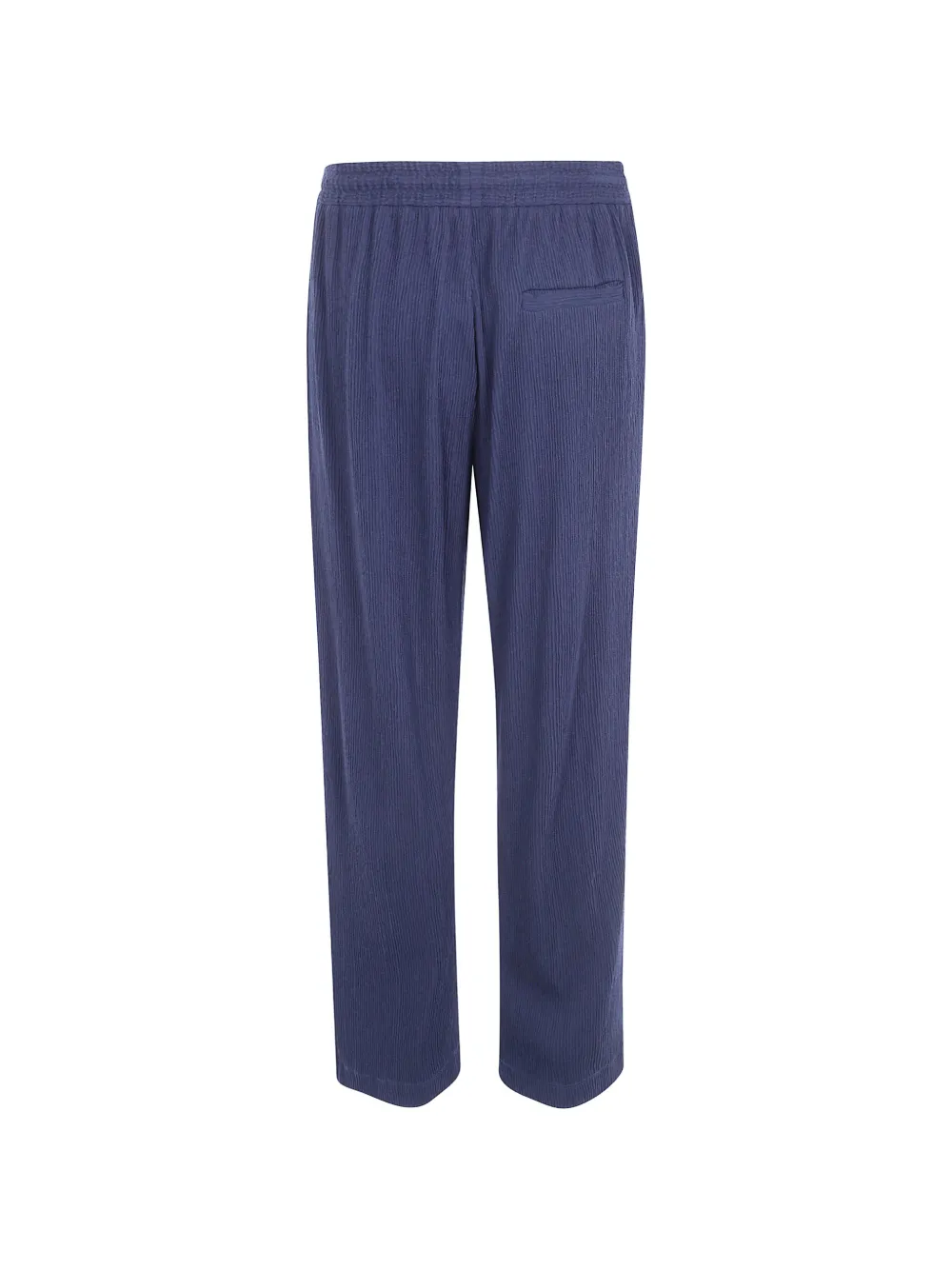 Giorgio Armani Broek met kreukeffect en trekkoord Blauw