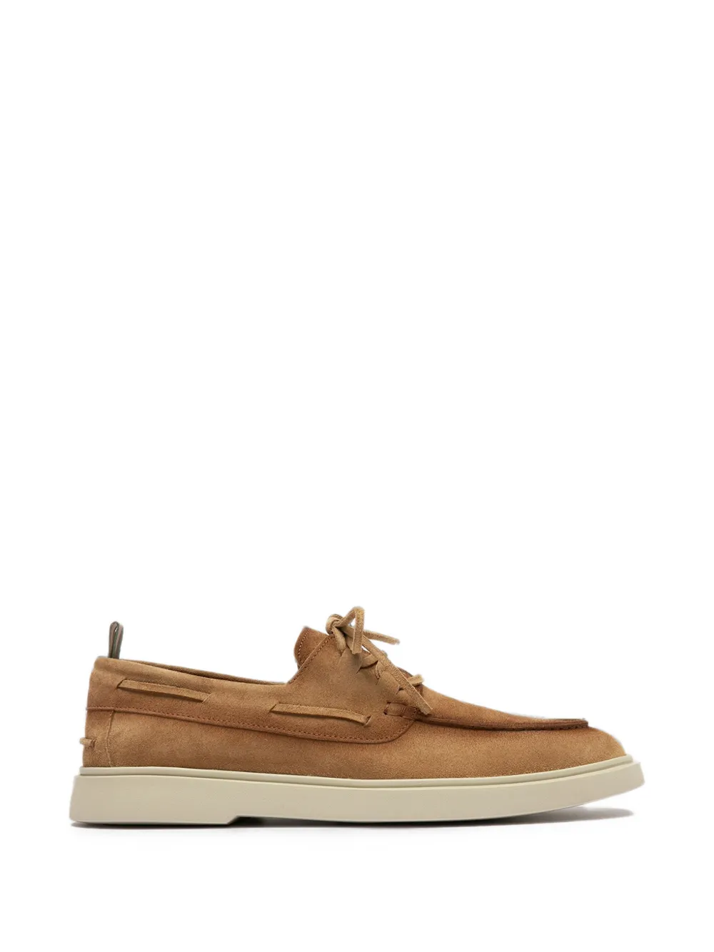 Officine Creative Bones 013 suede boat shoes · 46