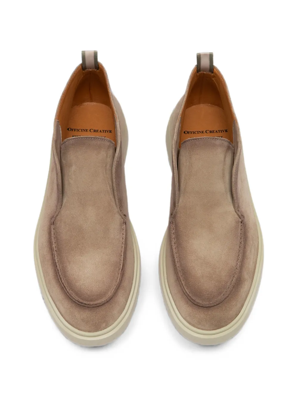 Officine Creative Bones suède laarzen Beige