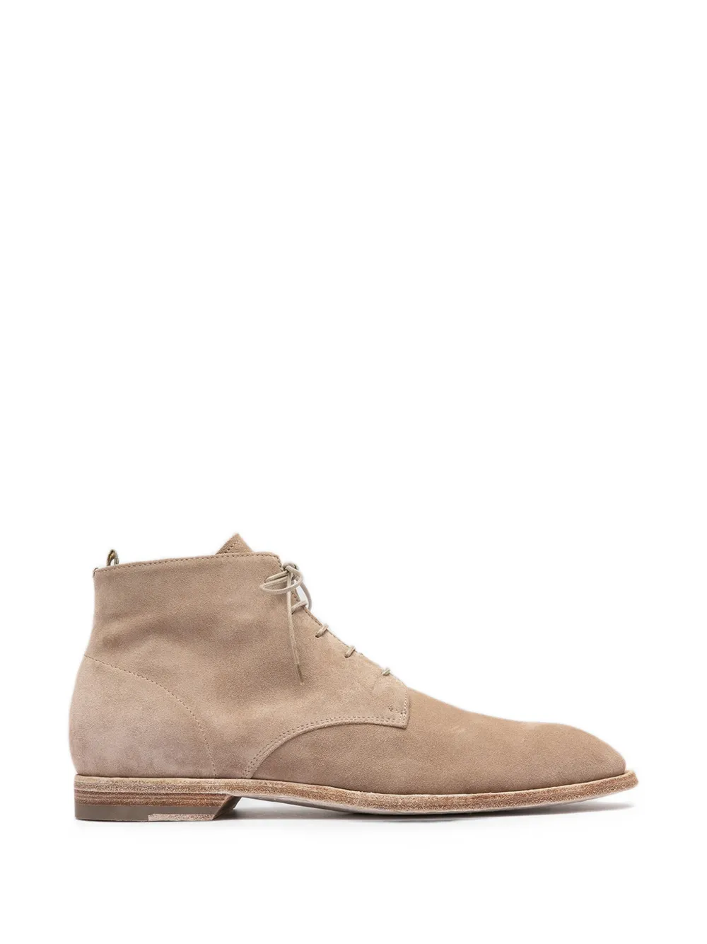 Officine Creative Sound Lace-up Suede Boots In Brown