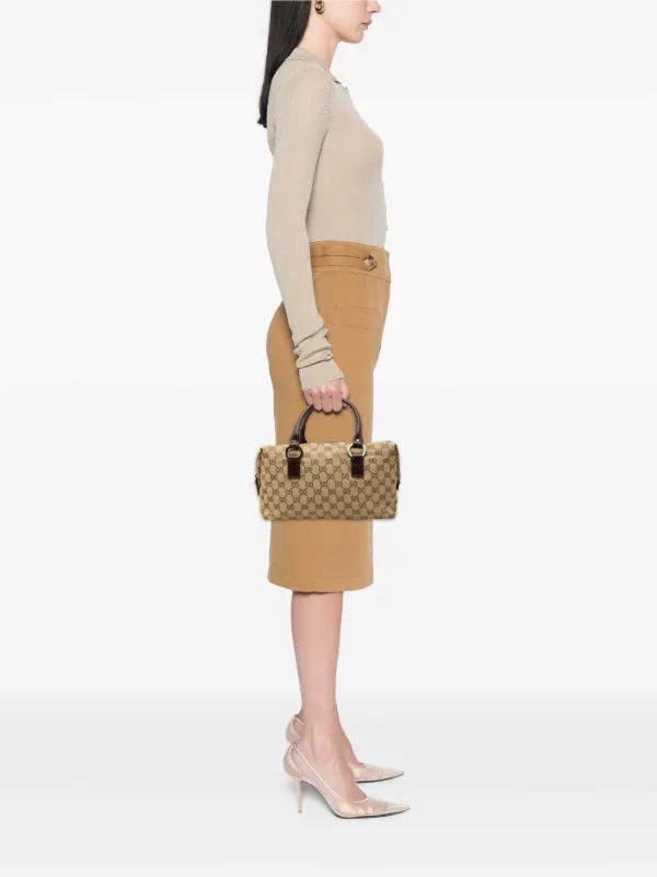 Gucci Pre-Owned 2000-2015 GGキャンバス ボストンバッグ