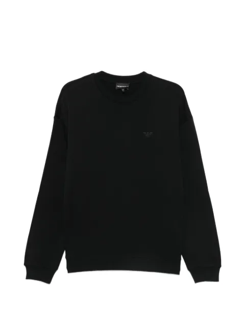 Emporio Armani logo-embroidered sweatshirt