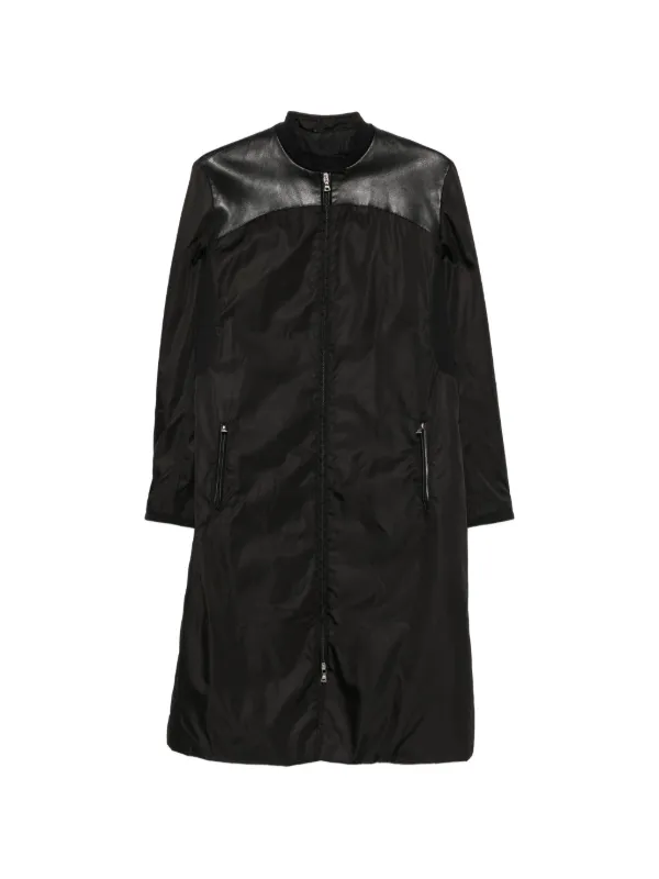 Prada Pre-Owned 1990s zip-up Coat | Black | FARFETCH