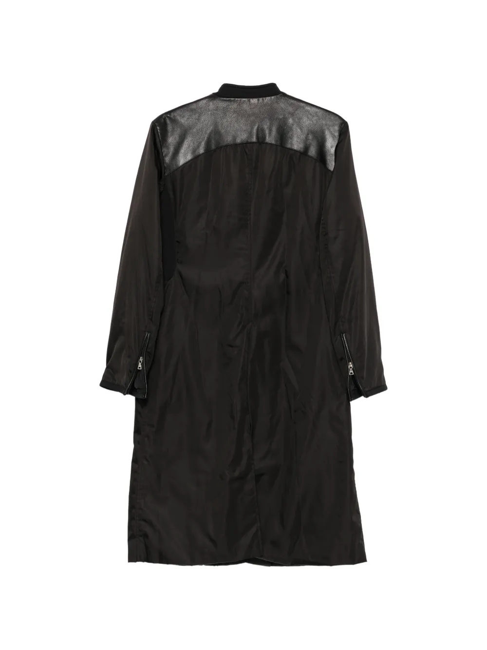 ジャケット・アウター 90s prada tech half coat (xs)black Prada Pre-Owned 1990s zip-up Coat | Black | FARFETCH