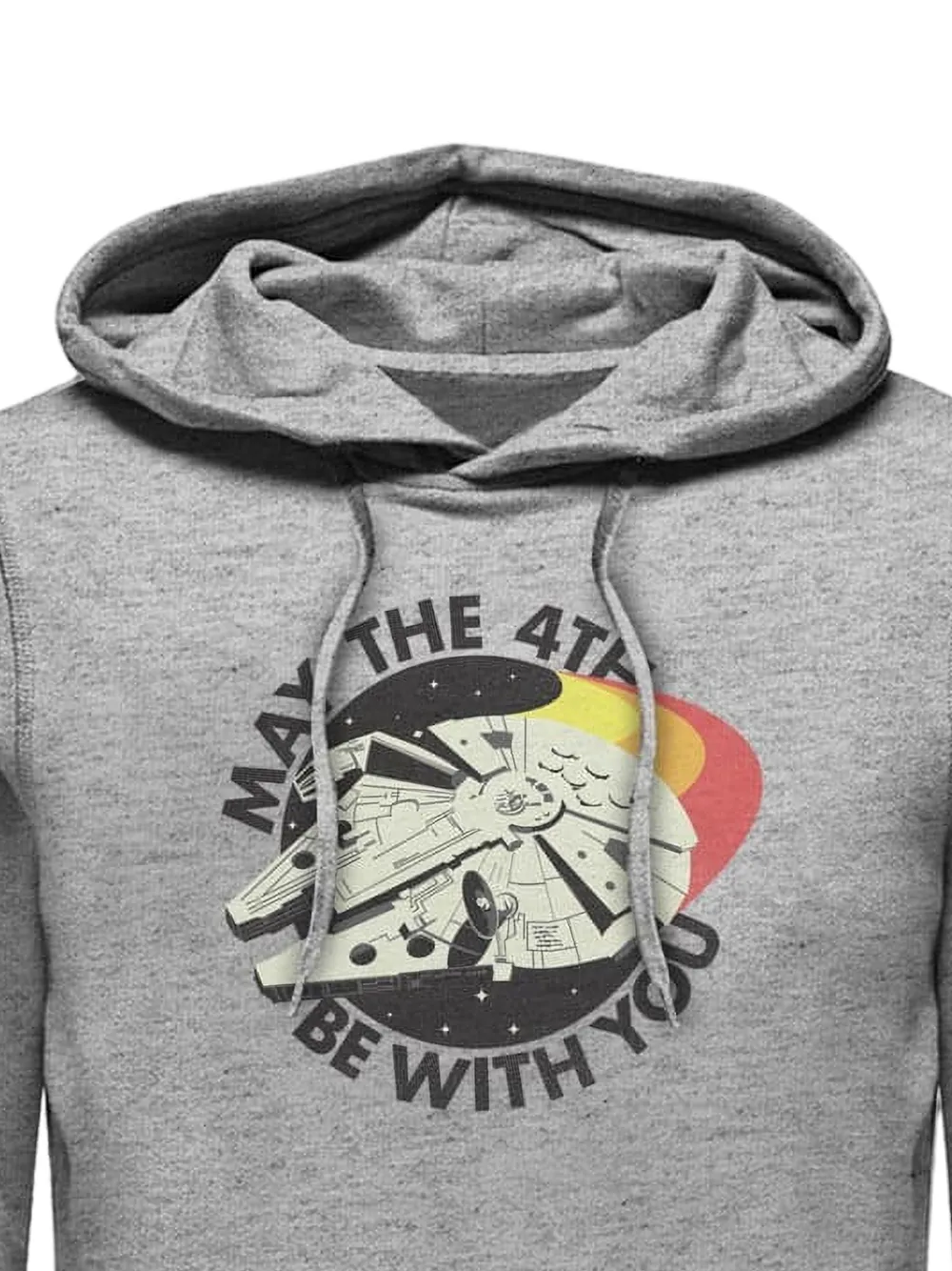 LESSONS MERCH x Star Wars hoodie met trekkoord en grafische print Grijs