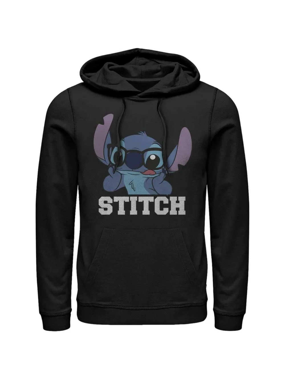 LESSONS MERCH x Disney Felpa Lilo & Stitch con stampa grafica - Nero