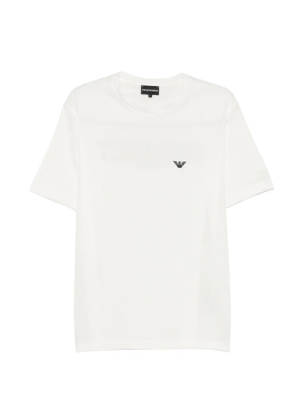 Emporio Armani logo-print crew-neck T-shirt - Bianco