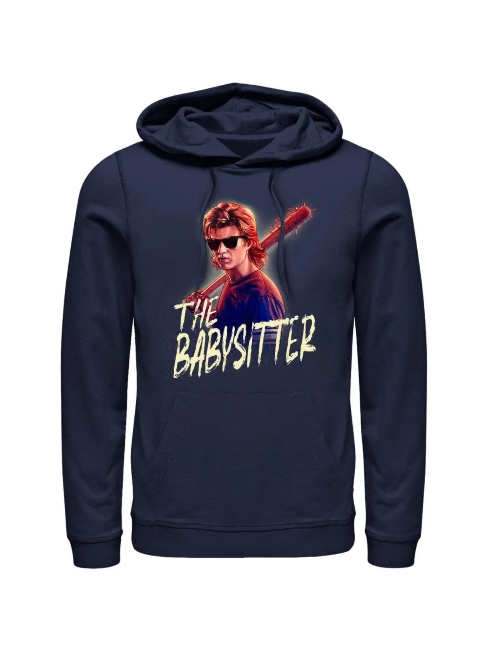 LESSONS MERCH Felpa Stranger Things con stampa grafica - Blu