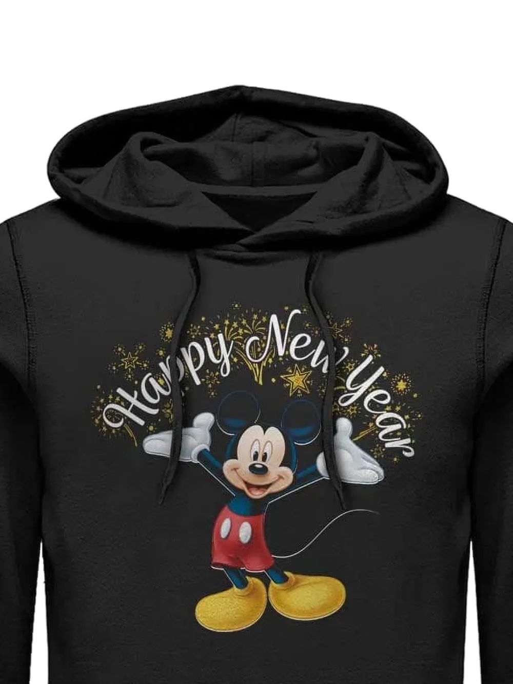 LESSONS MERCH x Disney hoodie met trekkoord en grafische print Zwart