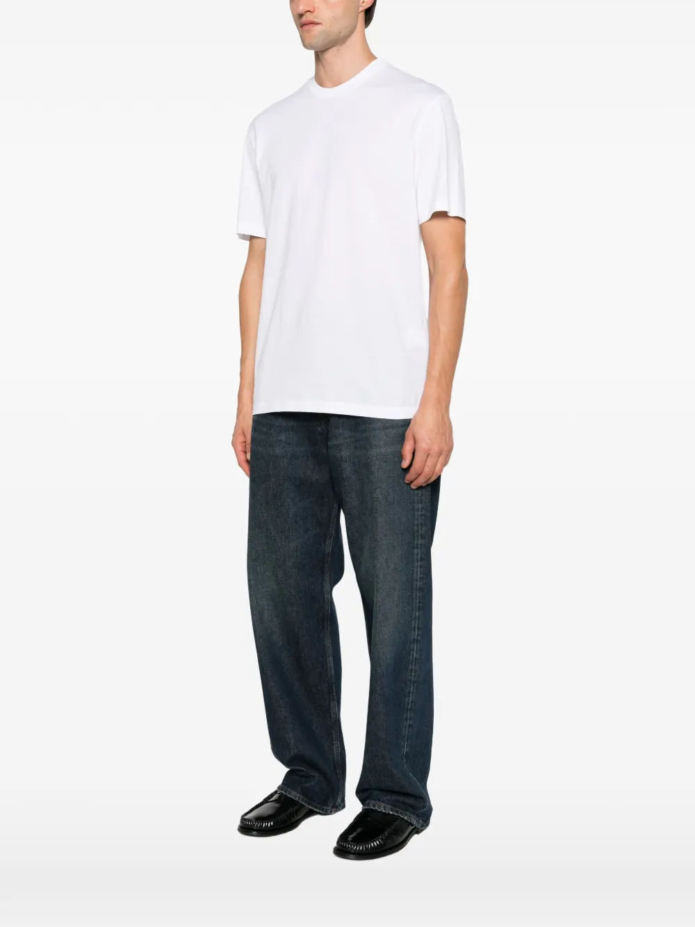 Roberto Collina T-shirt met ronde hals Wit