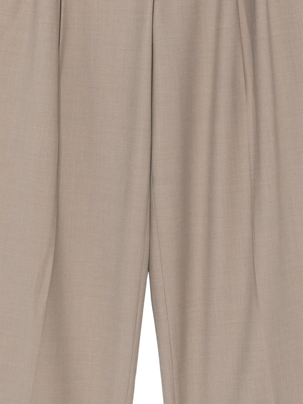 Roberto Collina Broek met verborgen sluiting Beige