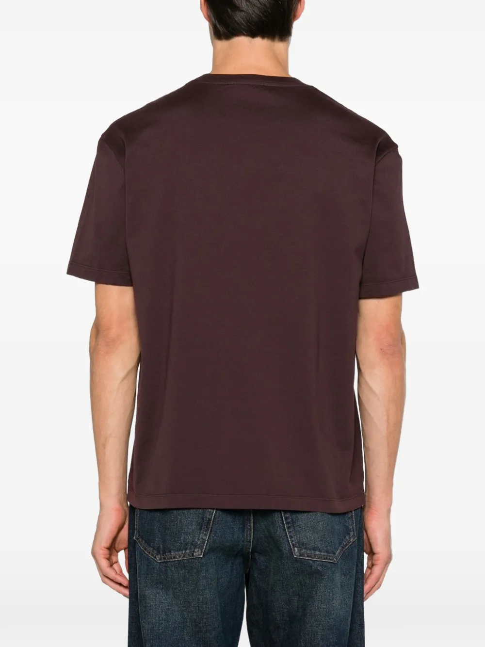 Roberto Collina T-shirt met korte mouwen Bruin