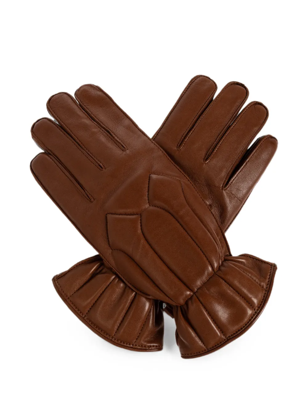 DSQUARED2 Leren handschoenen Bruin