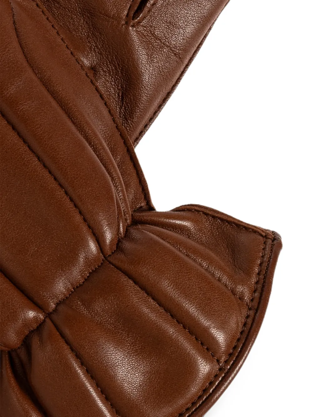 DSQUARED2 Leren handschoenen Bruin