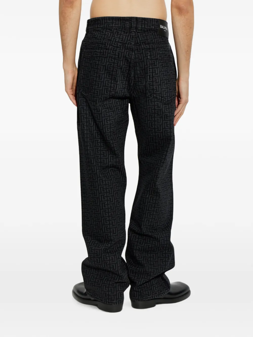 Balmain Pet met monogram Zwart