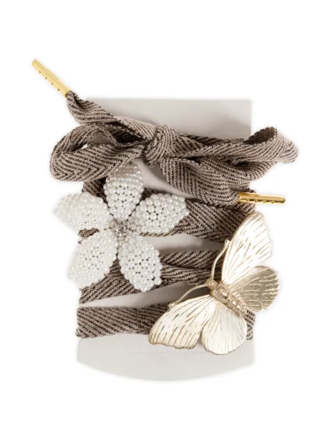 Golden Goose herringbone shoelaces