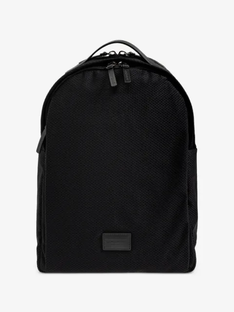 Giorgio Armani mochila con parche del logo