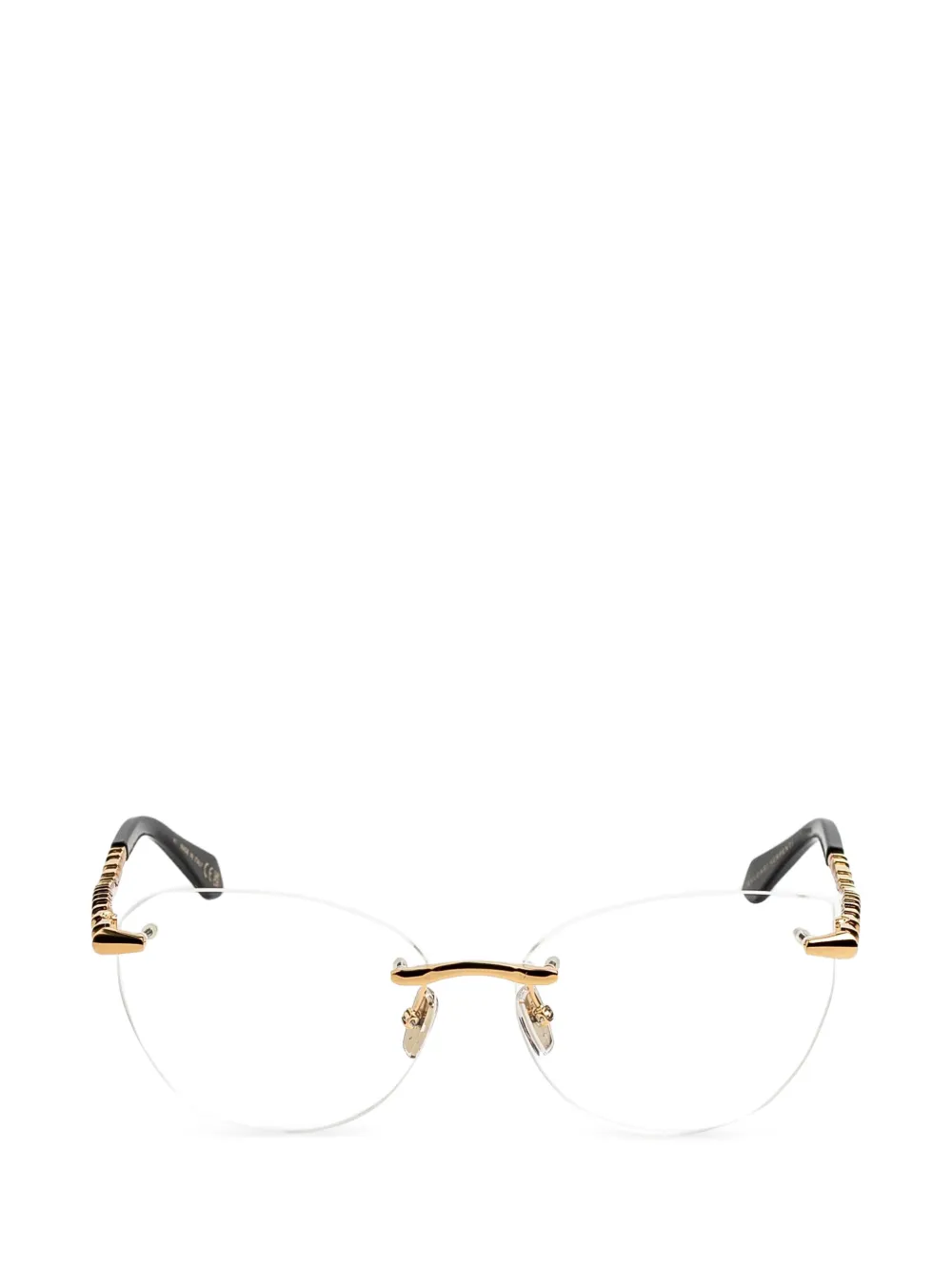 Bvlgari Serpenti rimless glasses