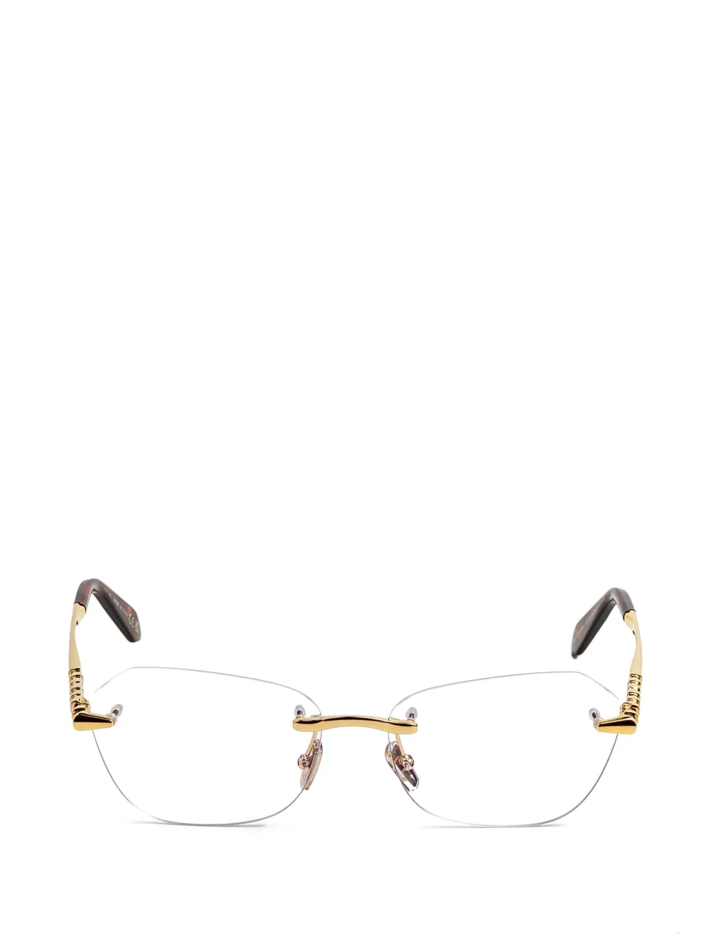 Bvlgari Serpenti geometric-frame glasses · 56